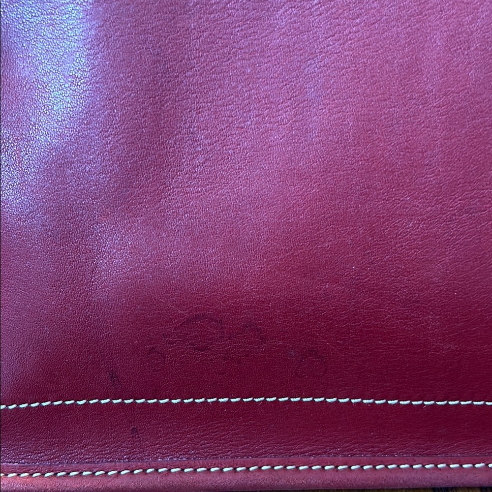 Vintage Red Coach Shoulder Bag - Picture 5 of 5